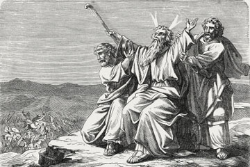 Supporting Moses’ Hands in Battle – New Church